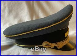 WW2 German Luftwaffe Airforce Military General Officers Visor Hat Cap EREL