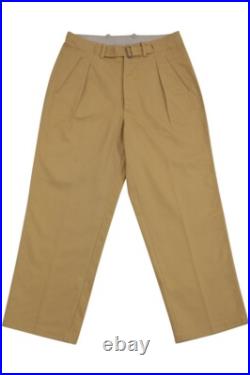 WW2 German Luftwaffe DAK/Tropical Afrikakorps Sand Straight Trousers