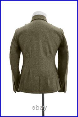 WW2 German Luftwaffe HG M43 EM Brown Grey Wool Tunic Feldbluse