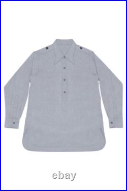 WW2 German Luftwaffe Light Blue Long Sleeve Pullover Shirt II