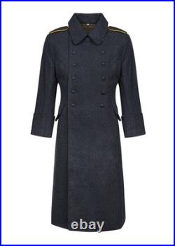 WW2 German Luftwaffe M35 Blue Grey Wool Greatcoat Reproduction