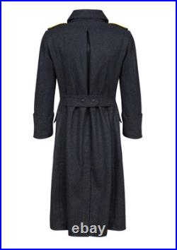 WW2 German Luftwaffe M35 Blue Grey Wool Greatcoat Reproduction