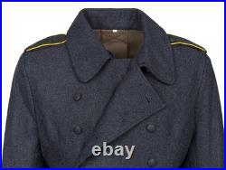 WW2 German Luftwaffe M35 Blue Grey Wool Greatcoat Reproduction