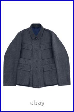 WW2 German Luftwaffe M43 EM Blue Grey Wool tunic Feldbluse