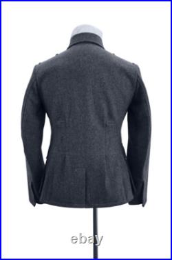 WW2 German Luftwaffe M43 EM Blue Grey Wool tunic Feldbluse