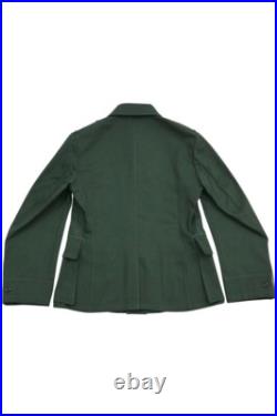WW2 German Luftwaffe M43 Summer HBT Reed Green Tunic