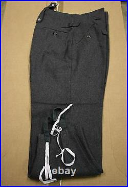 WW2 German Luftwaffe M43 Wool Reproduction Trousers SIZE 38 waist