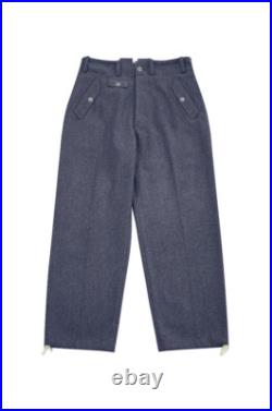 WW2 German Luftwaffe M44 blue grey wool trousers