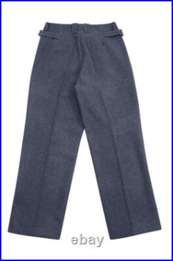 WW2 German Luftwaffe Officer Wool Straight Trousers