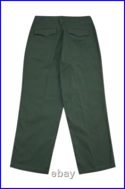 WW2 German Luftwaffe Summer HBT Reed Green Drill Trousers
