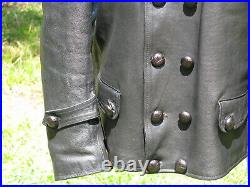 WW2 German Luftwaffe black Leather jacket sz X Large