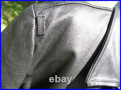 WW2 German Luftwaffe black Leather jacket sz X Large