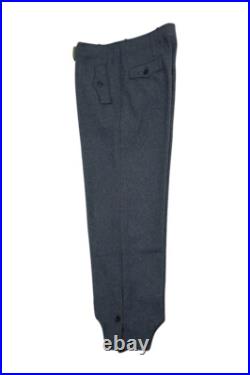 WW2 German Luftwaffe blue grey wool panzer trousers