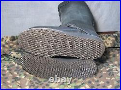 WW2 German Luftwaffe style sheepskin lined boots sz 9 (Wide shafts of 44 cm)