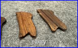WW2 German Luger P08 Pistol Wood Grips Lot
