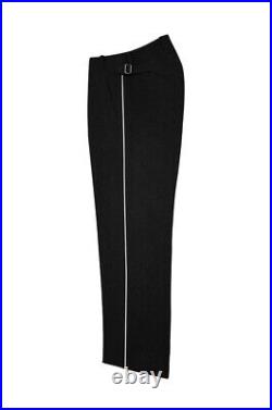 WW2 German M32 Elite Black Wool Straight Trousers With Pipe S