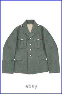 WW2 German M35 Elite 1 Div. FieldGrey Wool Tunic Feldbluse 5 Buttons
