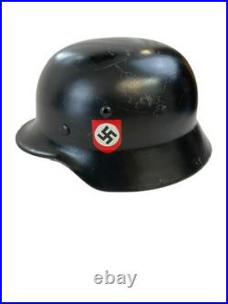 WW2 German M35 Helmet ET64 SS Unique Imports COPY