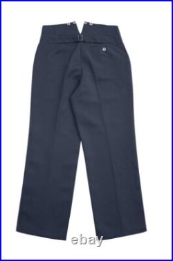 WW2 German M35 Luftwaffe blue grey Gabardine trousers