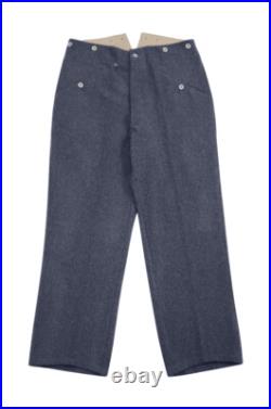 WW2 German M35 Luftwaffe blue grey wool trousers
