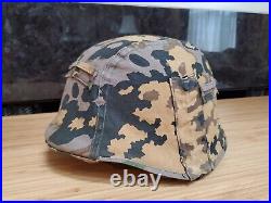 WW2 German M35, M40, M 42 Size 64 Helmet Cover, Two Sided, Expert Quality Repro