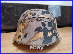 WW2 German M35, M40, M 42 Size 64 Helmet Cover, Two Sided, Expert Quality Repro