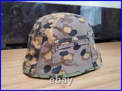 WW2 German M35, M40, M 42 Size 64 Helmet Cover, Two Sided, Expert Quality Repro