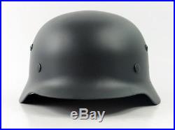 WW2 German M35 Steel Helmet Field Gray Best Replica Militaria Germany Helmets