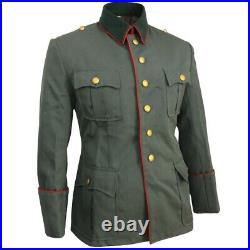 WW2 German M35 Waffenrock Tunic with Red Piping Field-Grey Tunic/Jacket