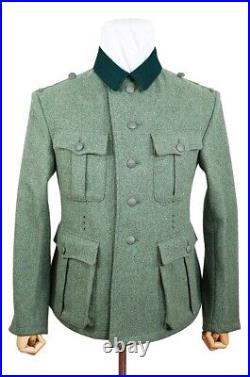 WW2 German M36 Elite EM Fieldgrey Wool Tunic Feldbluse I 2XL