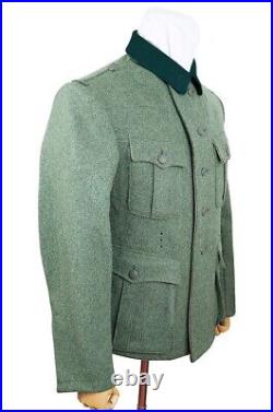 WW2 German M36 Elite EM Fieldgrey Wool Tunic Feldbluse I 2XL