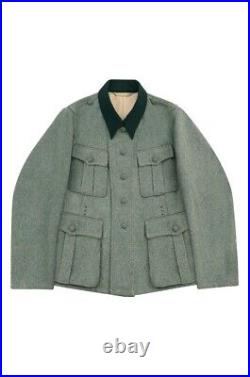WW2 German M36 Elite Officer Fieldgrey Wool Tunic Feldbluse I S
