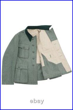 WW2 German M36 Elite Officer Fieldgrey Wool Tunic Feldbluse I XL