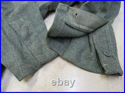 WW2 German M36 Reproduction Field Grey Wool Tunic Made in Germany Sturm