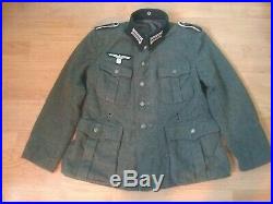 WW2 German M36 Tunic Jacket S (36-38) Short + 32 Waist Trousers Pants Feldhosen