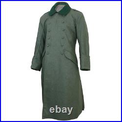 WW2 German M36 Wool Great Coat Repro Trench Over Heer Army Field Grey New