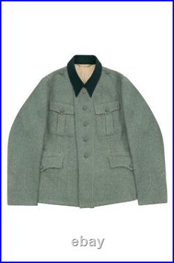 WW2 German M37 Elite Officer Fieldgrey Wool Feldbluse 5 Buttons