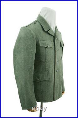 WW2 German M37 elite EM fieldgrey wool tunic Feldbluse M
