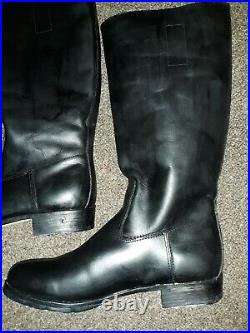WW2 German M39 Jack Boots Marching Riding Motorcycle Cavalry Hobnails Size 11