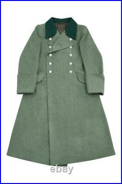 WW2 German M40 Allgemeine Elite Officer Wool Greatcoat