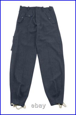 WW2 German M40 Fallschirmjager Blue grey wool jump trousers