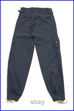 WW2 German M40 Fallschirmjager Blue grey wool jump trousers