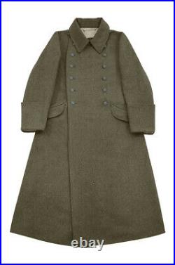 WW2 German M40 Heer DAK EM Brown wool Greatcoat 3XL
