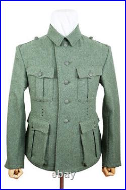 WW2 German M40 elite EM fieldgrey wool tunic Feldbluse 3XL