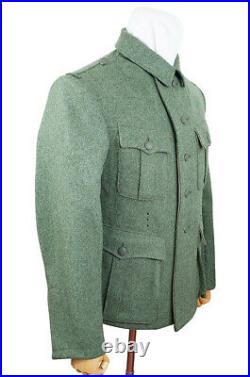 WW2 German M40 elite EM fieldgrey wool tunic Feldbluse M