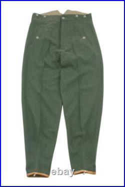 WW2 German M40 gebirgsjägers field wool trousers