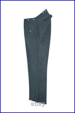 WW2 German M40 heer / elite Italian Field Wool trousers blue green grey