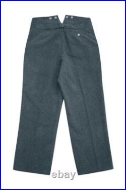 WW2 German M40 heer / elite Italian Field Wool trousers blue green grey