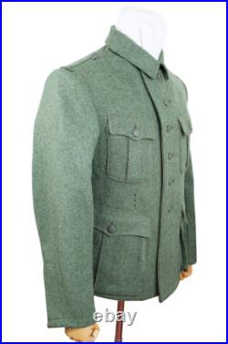WW2 German M41 elite EM fieldgrey wool tunic Feldbluse