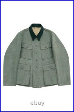 WW2 German M42 Elite Officer Fieldgrey Wool Feldbluse XL
